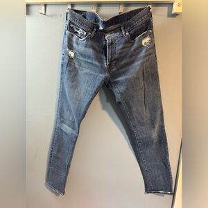 Men’s Abercrombie and Fitch Stretch Super Skinny Jeans Denim size 33x32